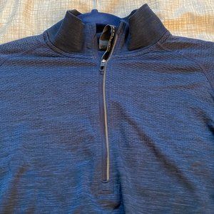 New! Lululemon Men's Grey Metal Vent Tech 1/2 Zip